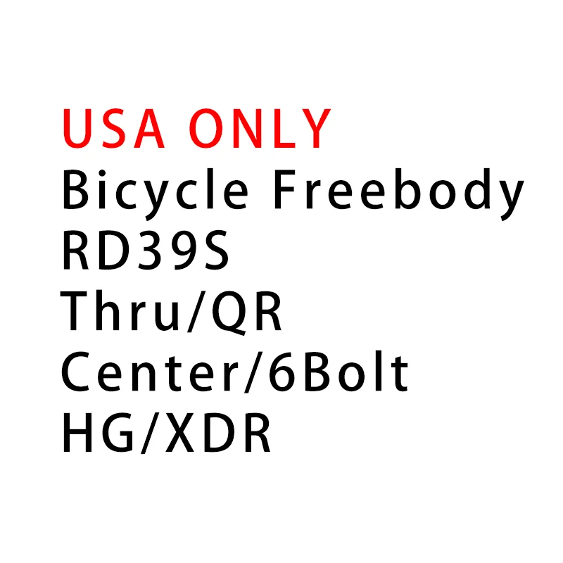 

(USA ONLY)RD39S - Center Thru Hub FreeBody Hub Components - Ceramic Bearing - HG/XDR