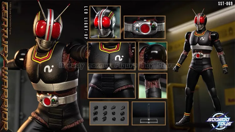 【Na Stanie】Oryginalna figurka akcji SOOSOOTOYS SST-069 Kamen Rider Black Locust Warrior w skali 1/6, model zabawki, prezent