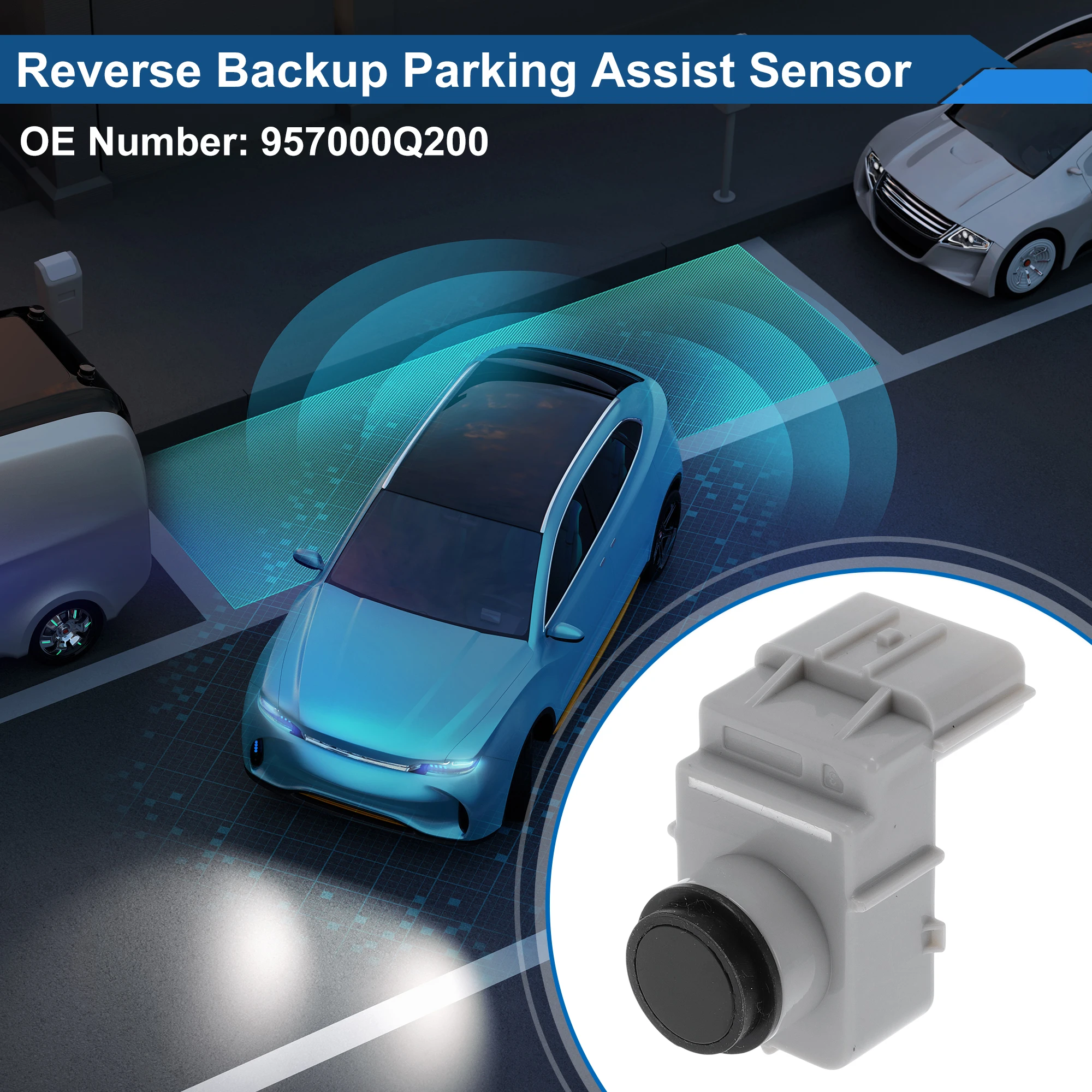 UXCELL No.957000Q200 Reverse Backup Parking Sensor for Hyundai iX20 1.4 2010-2019 Black