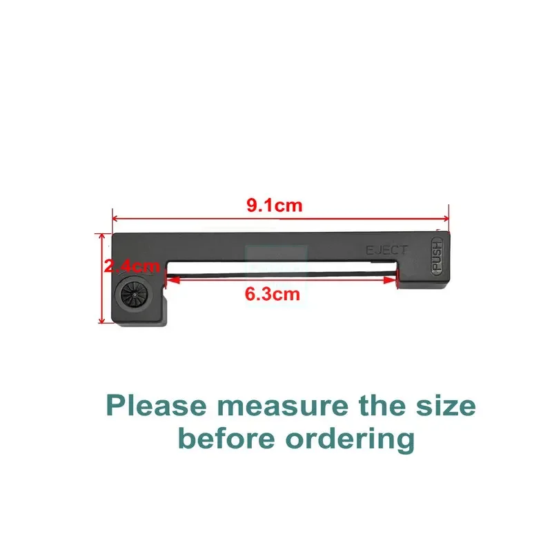 Epson M160 M180 M190 M191G M163 M164 M181 M182 کے لیے Fit میں استعمال کے لیے ERC09 ERC-09 ERC09B سیاہ جامنی ہموار ربن