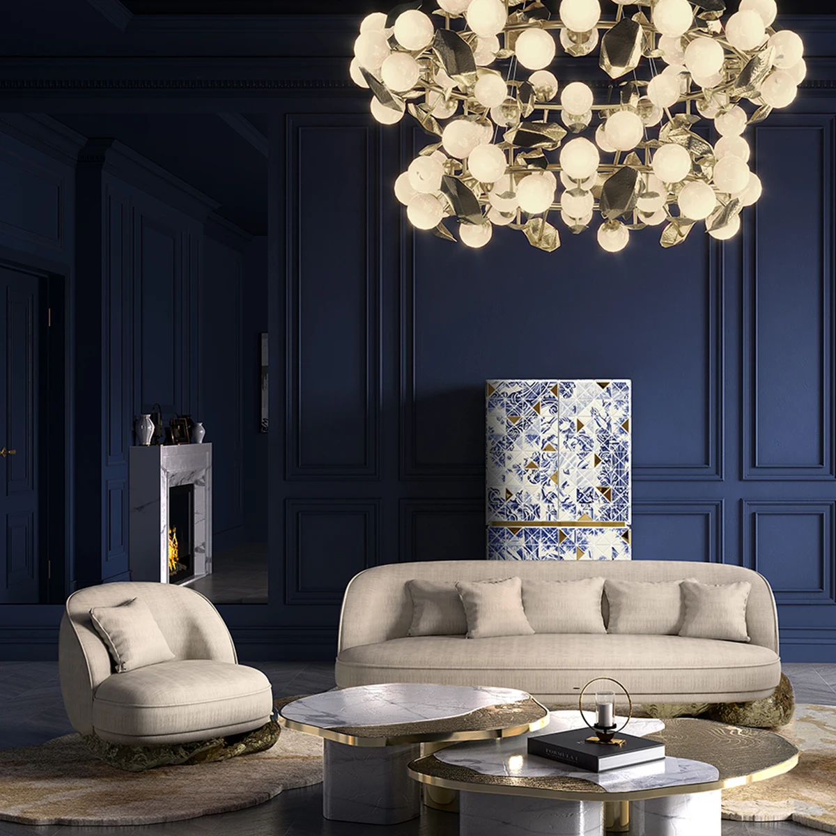 Base Armchair Design Dining Chair Fabric Sofa Single Bedroom