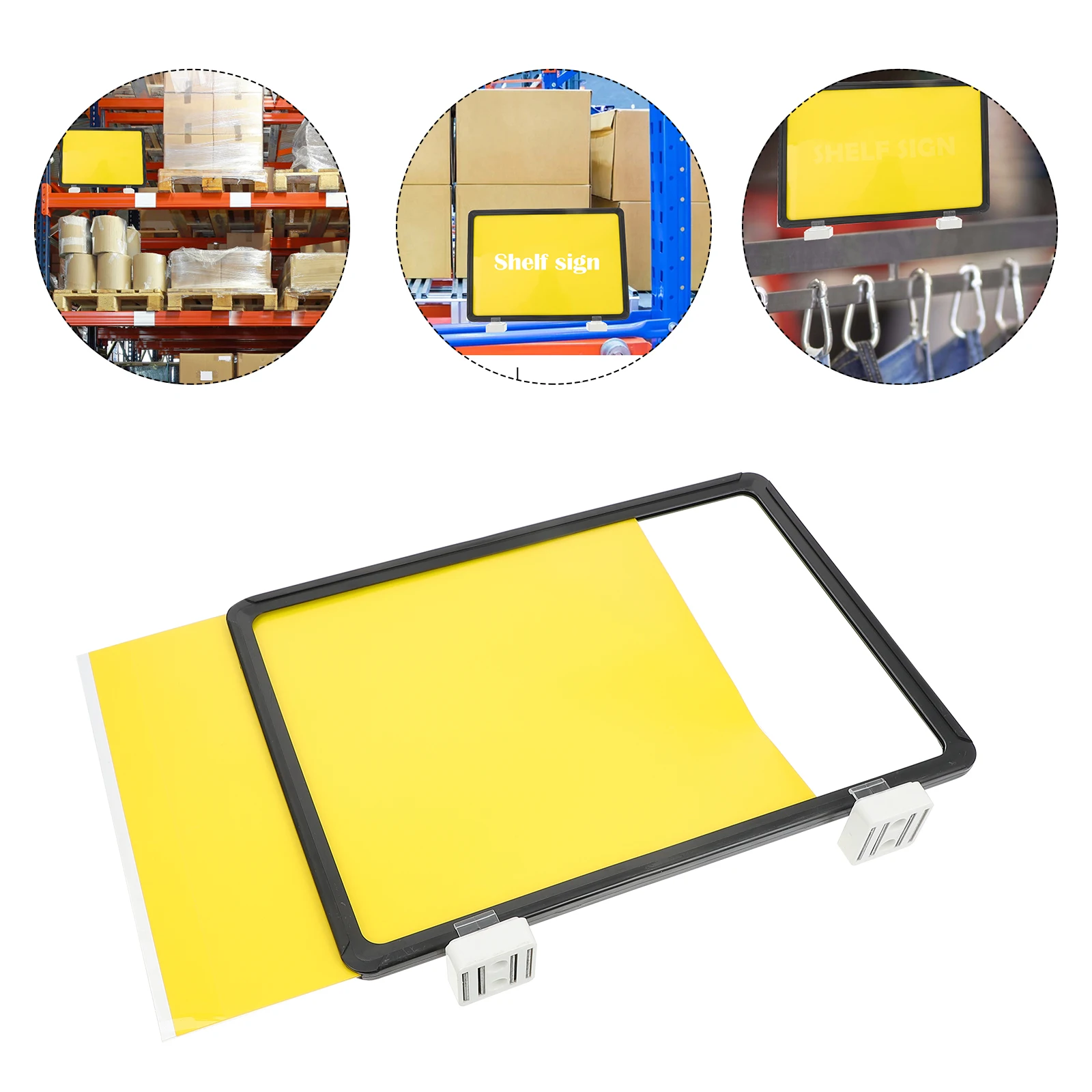 

Magnetic Partition Sign Shelf Label Indicator Classification Tags Warehouse Guide Aisle Marker Reusable Smooth Surface