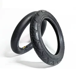 12 1/2x2 1/4(57-203) Tyre Inner Tube Fits Baby Carriage Wheelbarrow Scooter Wearproof Rubber Push Chair Outer Tire Replace Parts