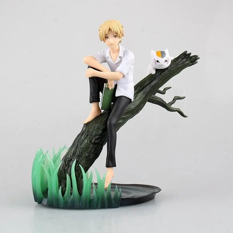 Figuras de Anime del libro de amigos de Natsume, 18cm, Natsume Takashi con Madara, colección de figuras, estatua, modelo, adorno de escritorio, juguetes, regalos