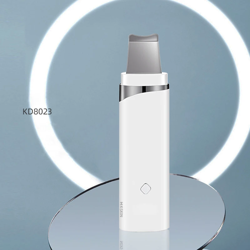 多機能 USB 充電フェイシャルスクラバーピーリングスキンクリーナー超音波イオンしわ黒ずみ除去肌引き締めマッサージャー