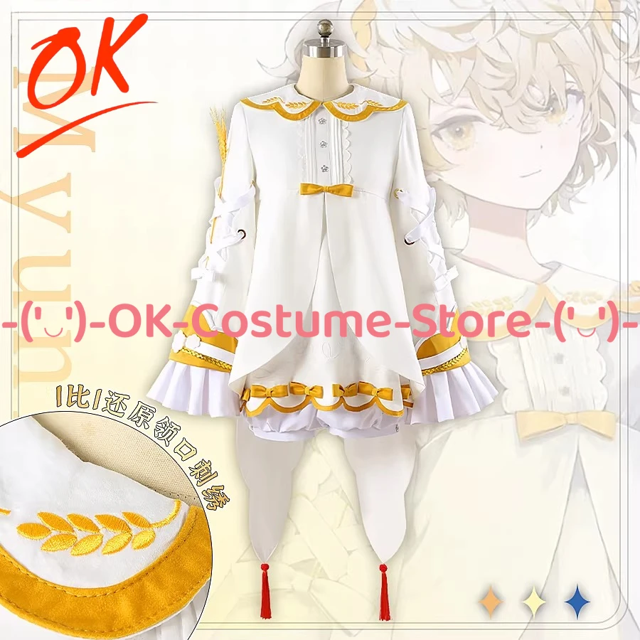 

[Customized Size] Fragaria Memories Knights MYUNNA Cosplay Costume Anime Character Outfit Halloween Carnival Party Uniform Suit