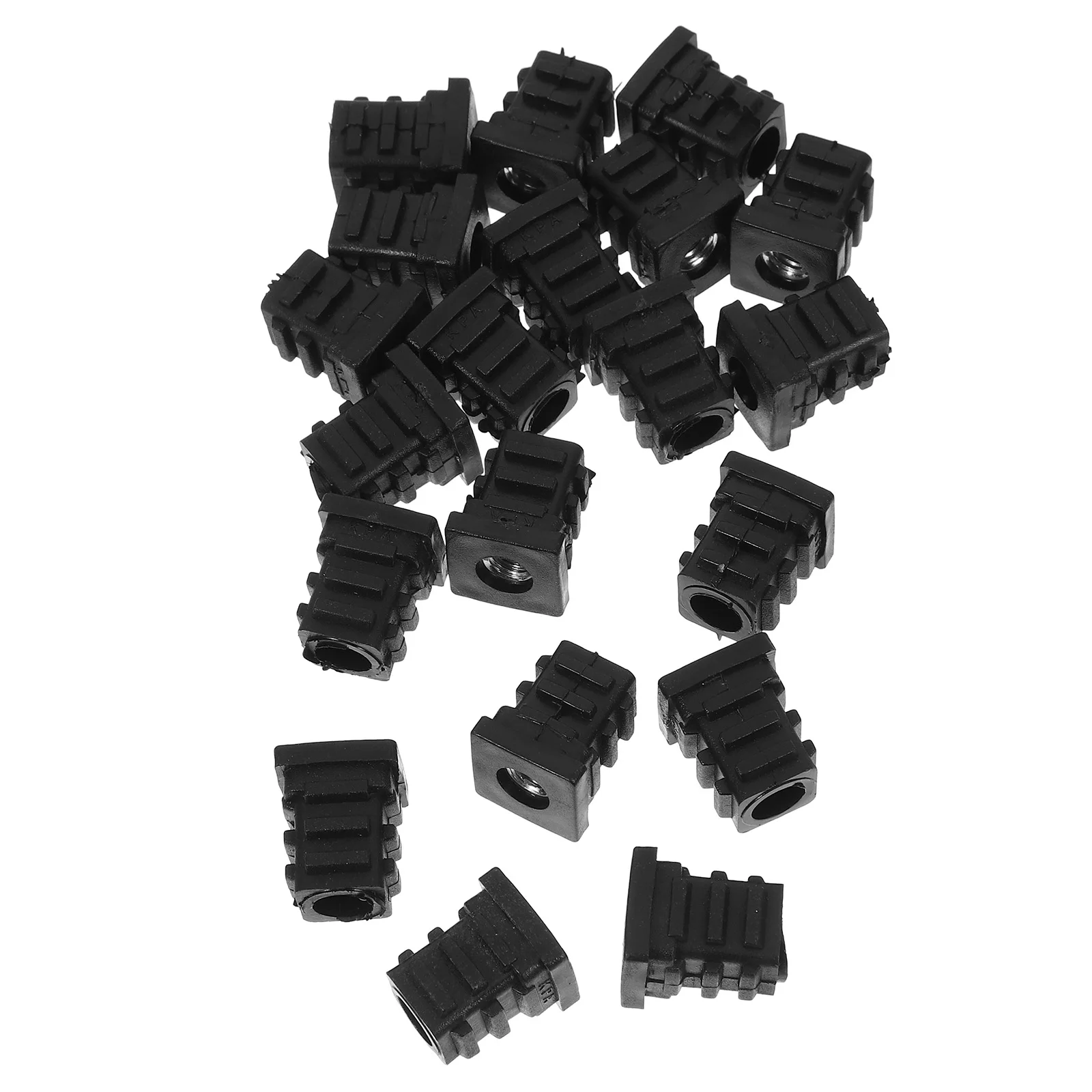 20 pezzi di tappi per tubi filettati regolabili con dado interno, coperture per mobili, riparazioni automobilistiche, progetti fai da te