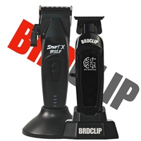BRDCLIP 8193 107 Professional Electric Hair Clipper Brushless Motor 7500RPM Hair Trimmer DC Motor 8000RPM with Base DLC Blade