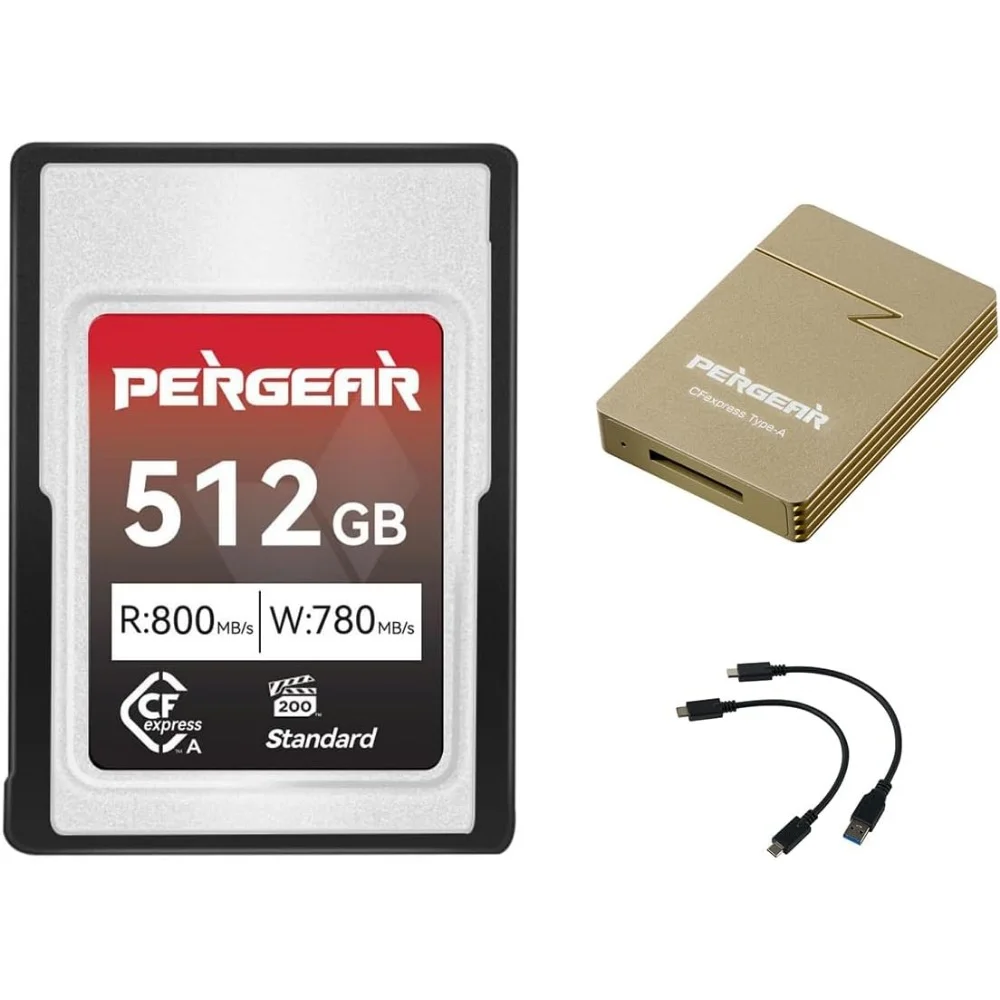 Pergear CFexpress Type A 512GB Card 800MB/s Read