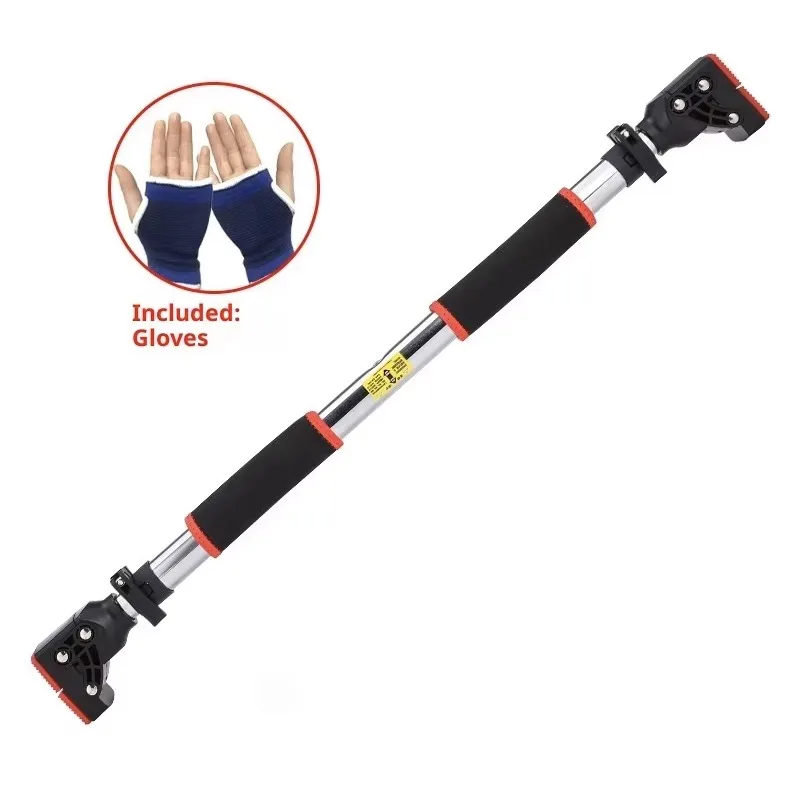 Indoor Fitness Equipment  Door Horizontal Bar Household Sports Parallel Bars Steel Pull-Up Lock Buckle Stretch