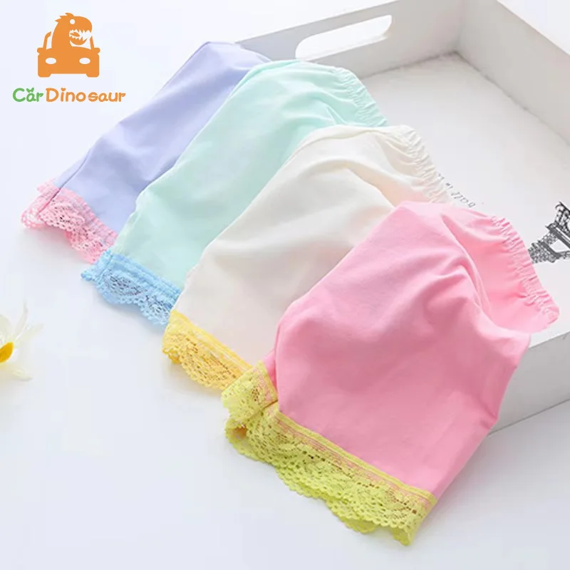 2025 Fashion Summer 3 4 6 8 10 12 Years 100-150cm Children Lace Patchwork Short Safety Security Kids Baby Girls Short