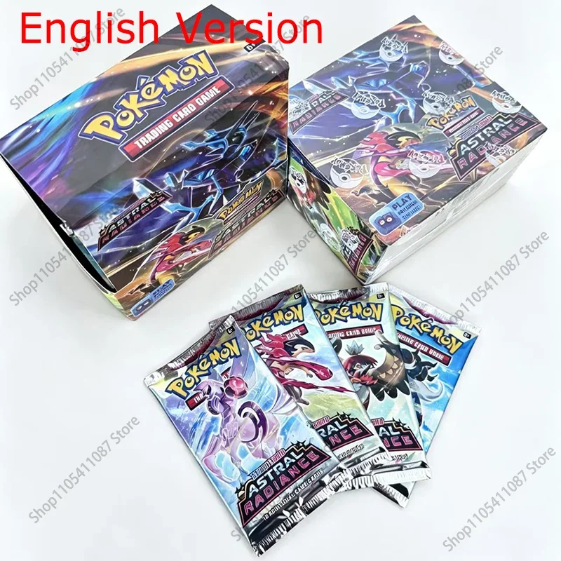 Pokémon Sword Shield Astral Radiance Booster Box English Trading Cards 360Pcs/Box TCG Collection Game Cards For Kids Gifts