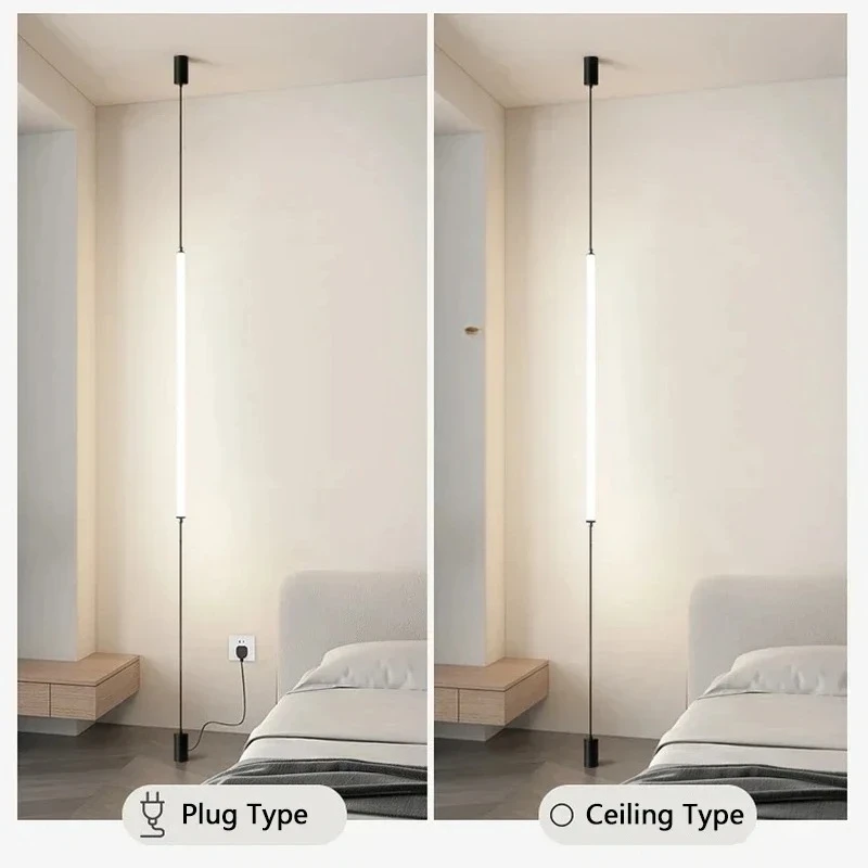 Led Black Floor Lam… - image