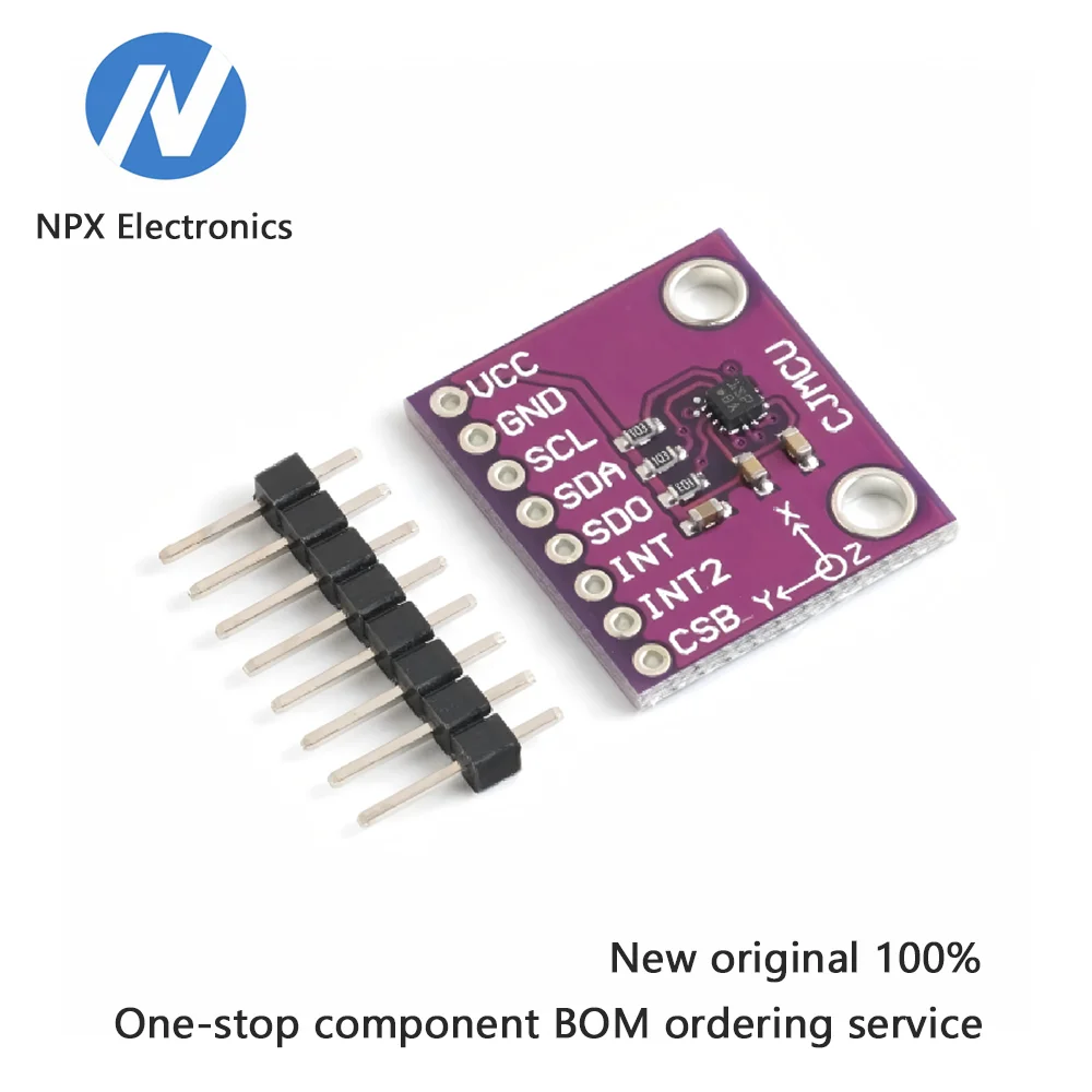 Модуль трехосного датчика ускорения BMA250E, трехосевая плата MEMS nisk-g xyz