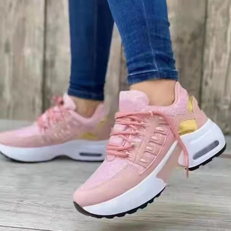 Zapatos deportivos para mujeres, zapatos de koşu al al libre, zapatos de malla transpirable, sneakers