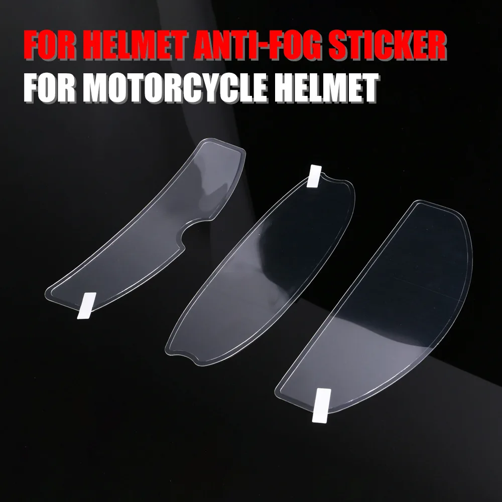 

Universal Helmet Shield Anti Fog Film Clear Fog Resistant Rainproof Motorcycle Full Face Helmet Shield Film For Most Helmets