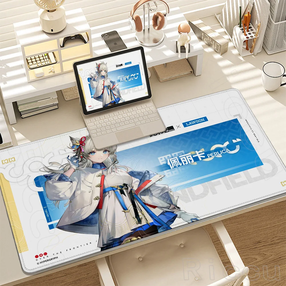 

HD Printing Arknights Endfield Perlica Mouse Pad XXL Game Non-slip Natural Rubber Gaming Large Desktop Office Desk Mat carpet