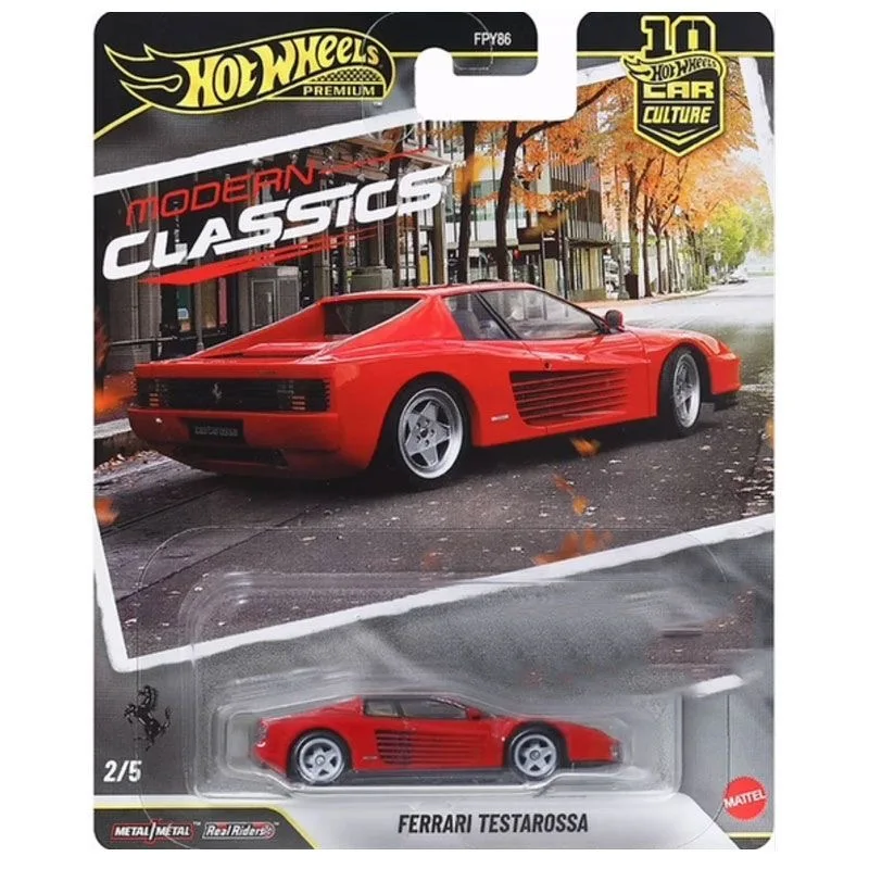 Nieuwe 2026 Hot Wheels Premium Fpy86-S Modern Classics Modelauto Toyota Ferrari Testarossa Porsche 993 Gt2 1:64 Diecast Collect