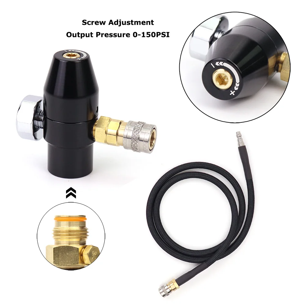 Regulador HPA de baja presión con manómetro y acoplador Foster - imagen 5