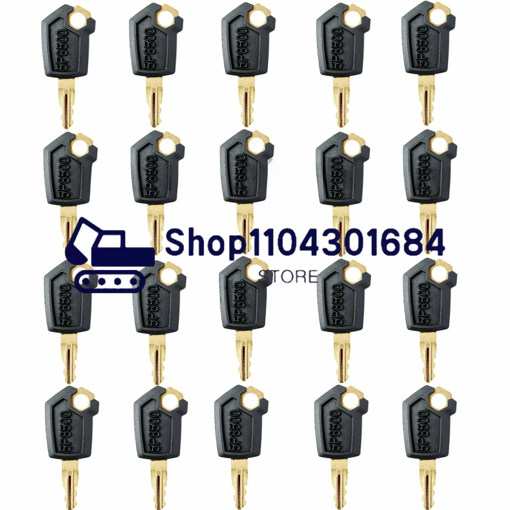 20 Pcs Iron Key for Caterpillar Heavy Equipment Ignition Loader Dozer Digger Key 5P8500 CAT