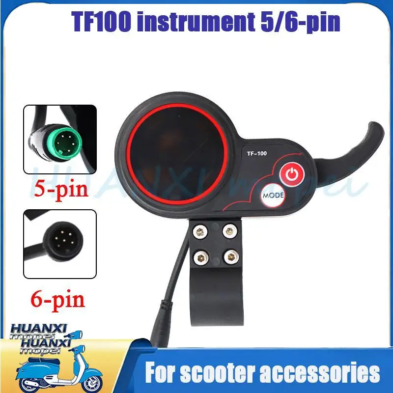 

TF100 5/6pin Dashboard for KUGOO M4 Electric Scooter Panel Communication Instrument Display Parts