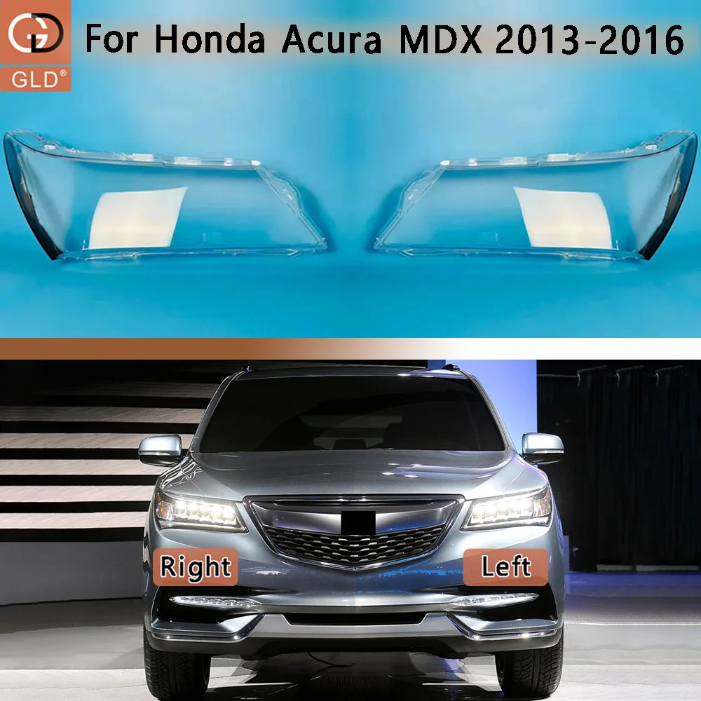 

Front Headlight Shell Headlamp Transparent Lampshade Cover Lens Plexiglass Auto Replacement Parts For Honda 2013-2016 Acura MDX