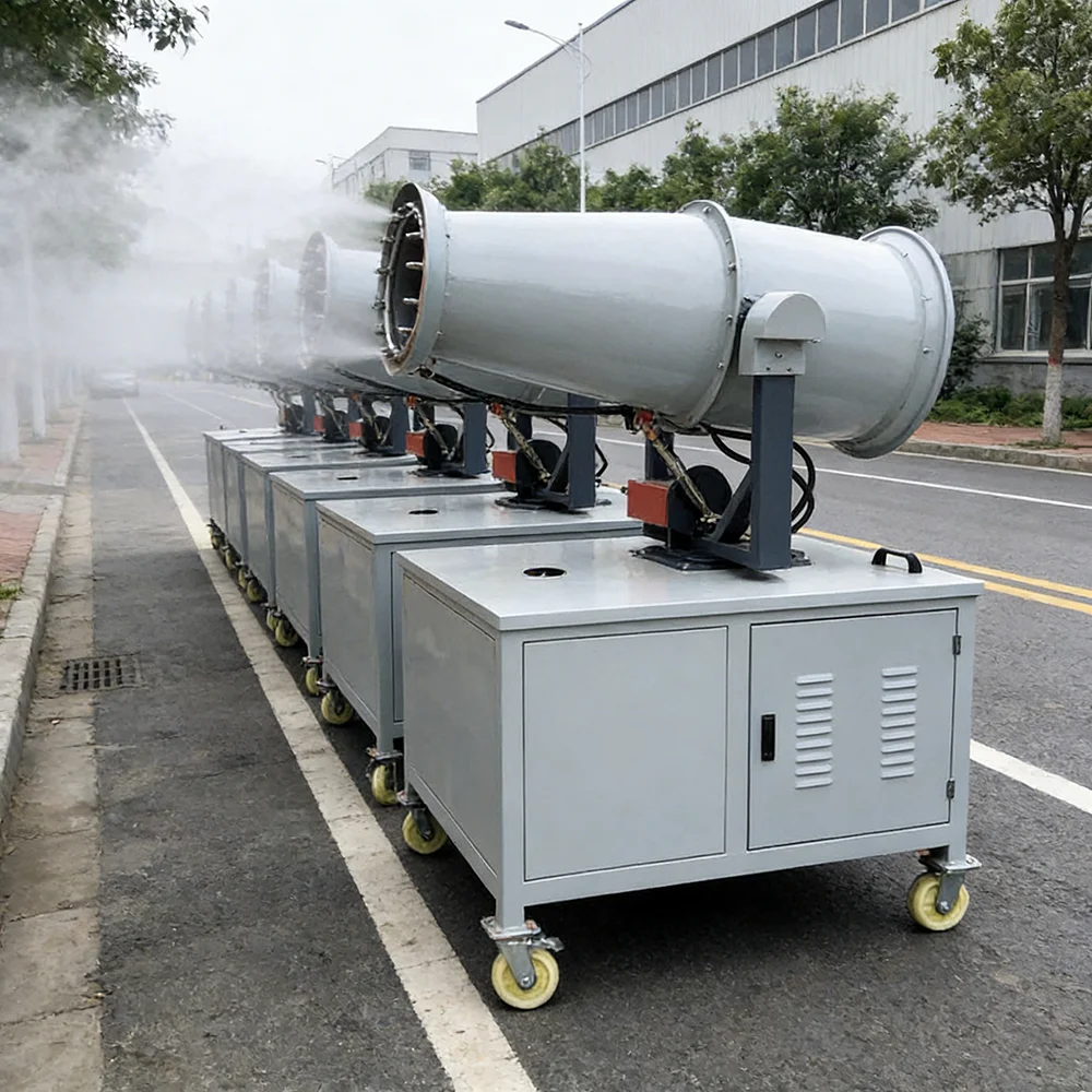 China Price Remote Control Fogging Machine Long Range 40m Fog Sprayer Cannon for Dust Control
