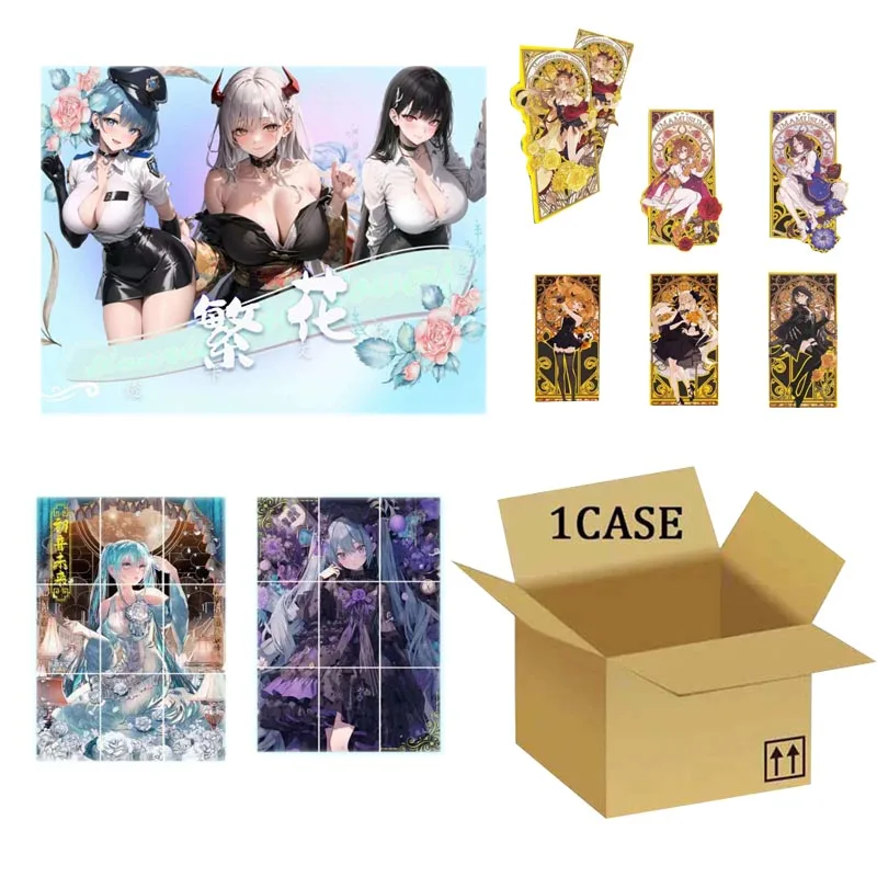 Wholesale Goddess Story Collection Card Booster Box Touka Culture Prosperous Flowers Exquisite Jigsaw Puzzle 1case Of Trade Card