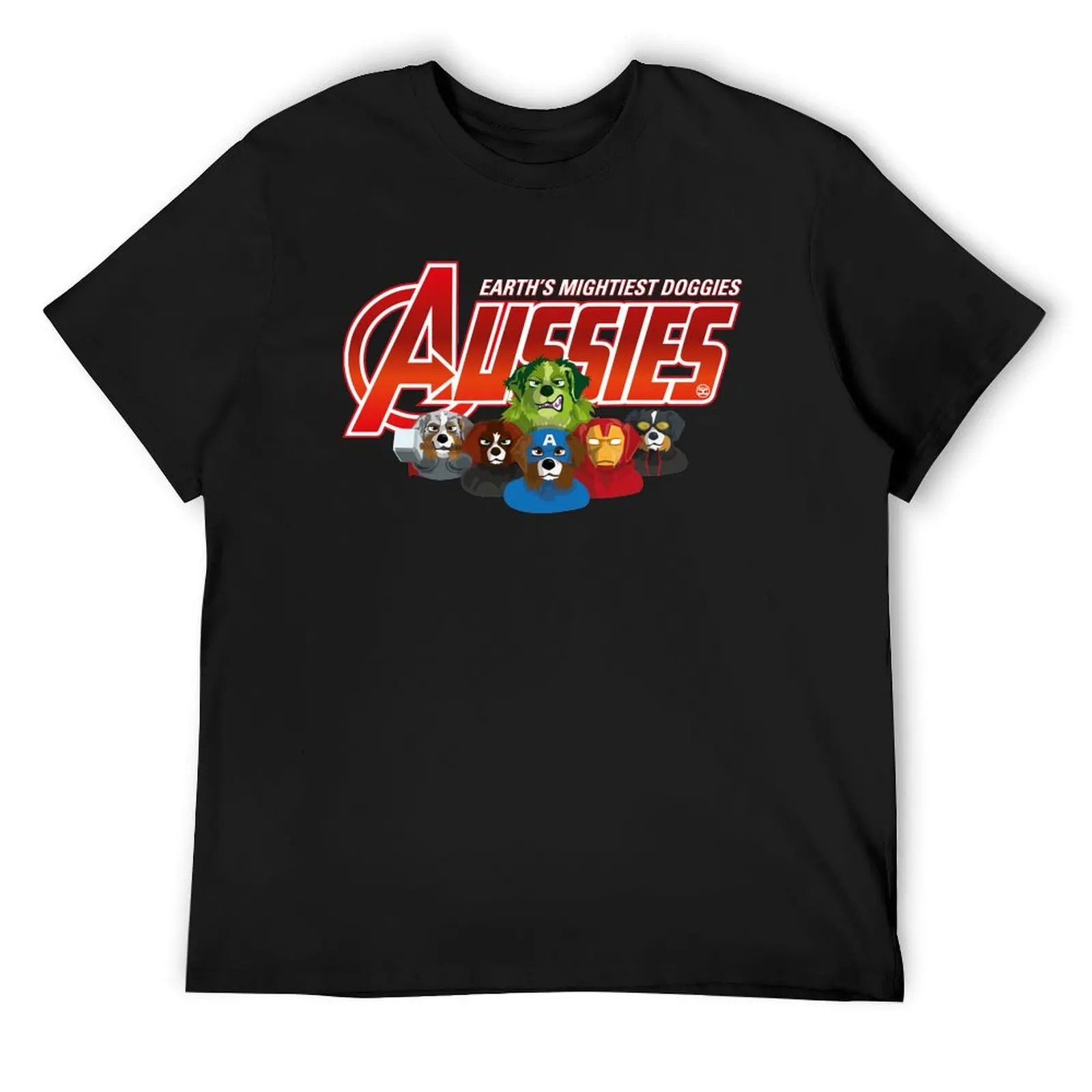 Aussies - Earth Mightiest Doggies T-Shirt designer shirts blue archive essential t shirt mens white t shirts