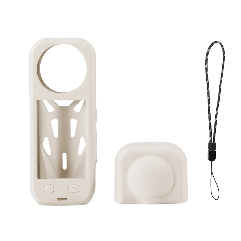 

Protective Silicone Case Set For Insta360 X5 Camera Accessories Anti-scratch Anti-dust Silicone Protective Case Body Cover