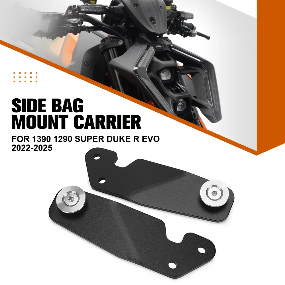 

Motorcycle Accessories For 1390 1290 Super Duke R EVO 2022 2023 2024 2025 Side Bag Mount Carrier Bracket CNC Aluminium 2024 2025