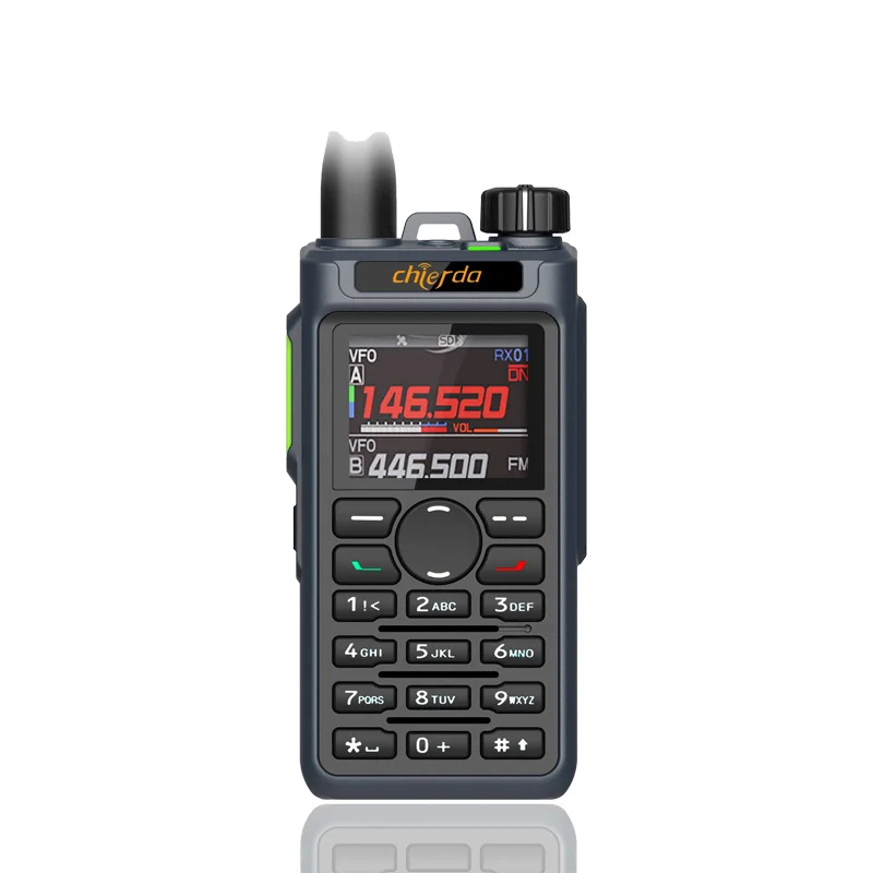 

AES256 Digital Radio Chierda UV58D UHF VHF Ham Radio DMR Walkie Talkie Compatible With Motorola