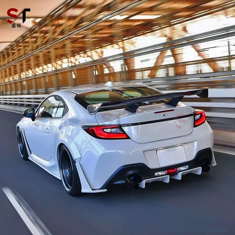 مناسبة لتويوتا GR86 قوس الذيل سوبارو BRZ ألياف الكربون الثابتة الرياح الجناح GT المفسد تعديل الملحقات