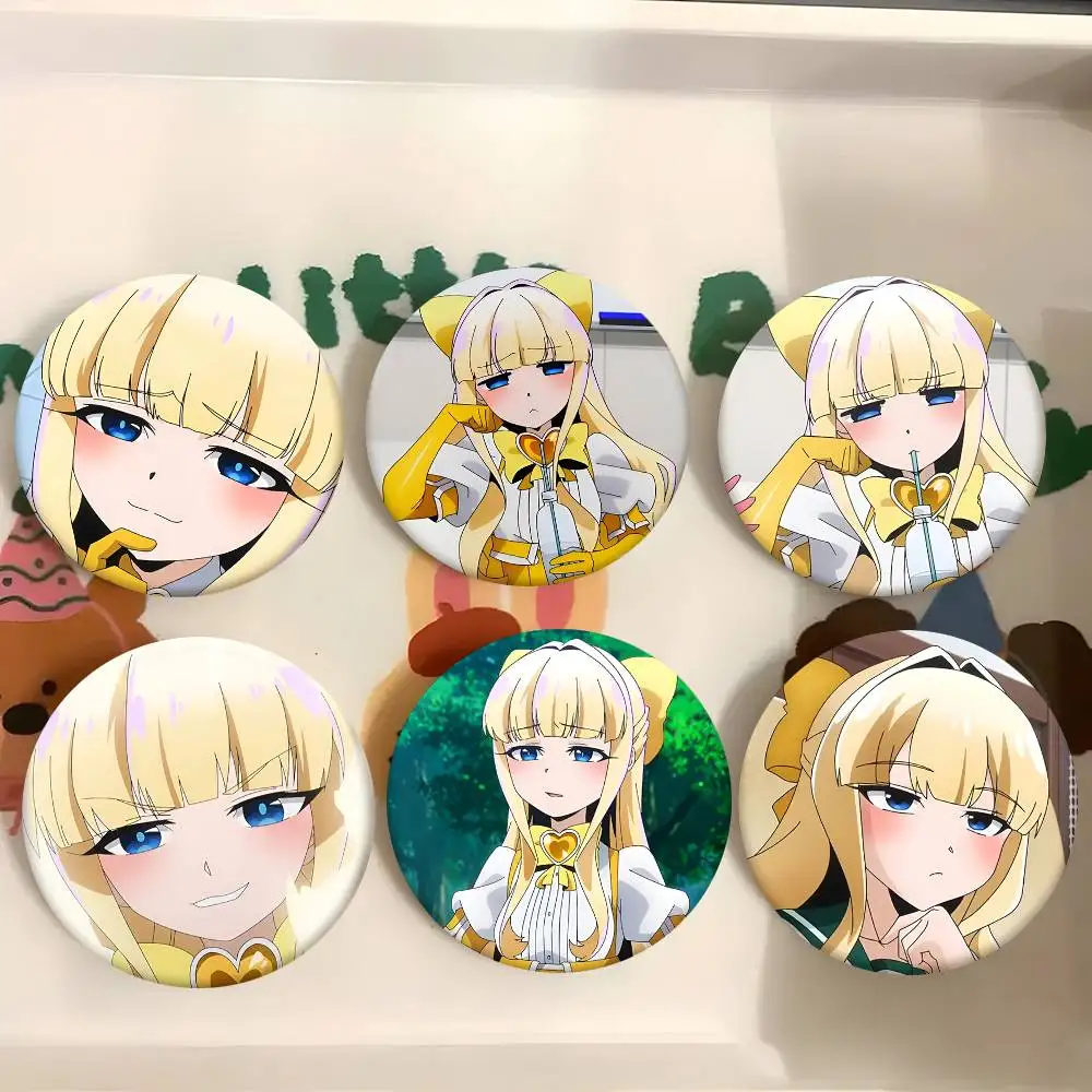 1pc Gushing Over Magical Girls Magia Sulfur Cartoon Style Badge Brooches On Backpack Decoration Round Enamel Pins For Accessorys