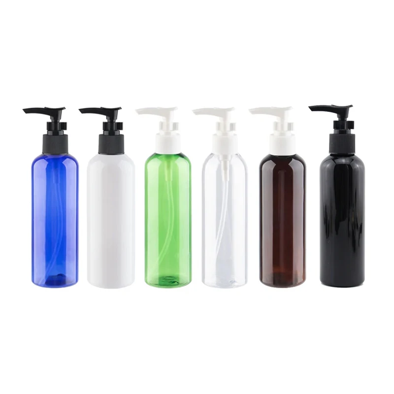 24pcs 120ml 150ml 200ml 250ml Plastic Bayonet Lotion Pump Bottles For Toner Shampoo Shower Gel Facial Cream Refillable