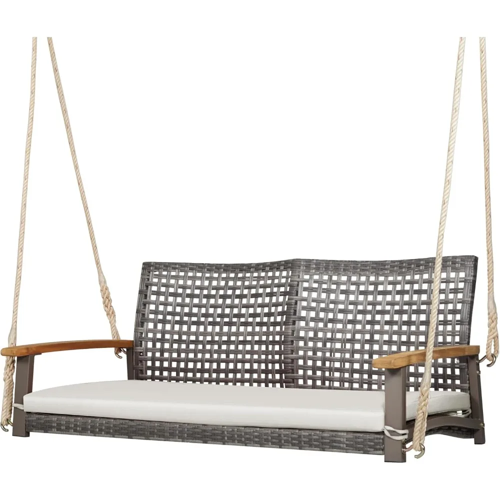 2-Person Outdoor Porch Swing with 118