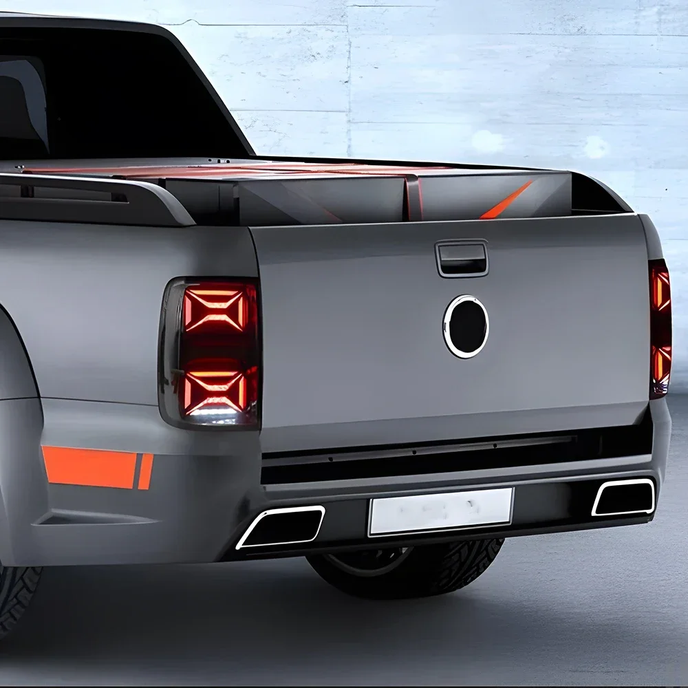 

Задний фонарь автомобиля Plug and Play в сборе для Volkswagen Amarok 2010-2022, автоматический указатель поворота, тормоз, задний противотуманный фонарь, аксессуары