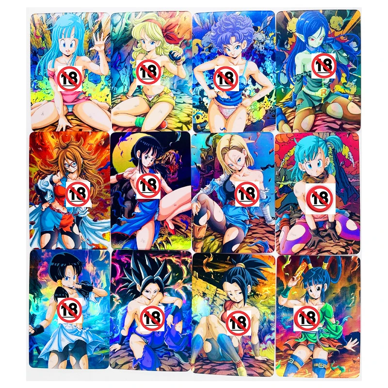 27 pz/set Chichi Bulma Android 18 Super Z Sexy Gentleman Heroes Battle Card Ultra Game Collection Cards