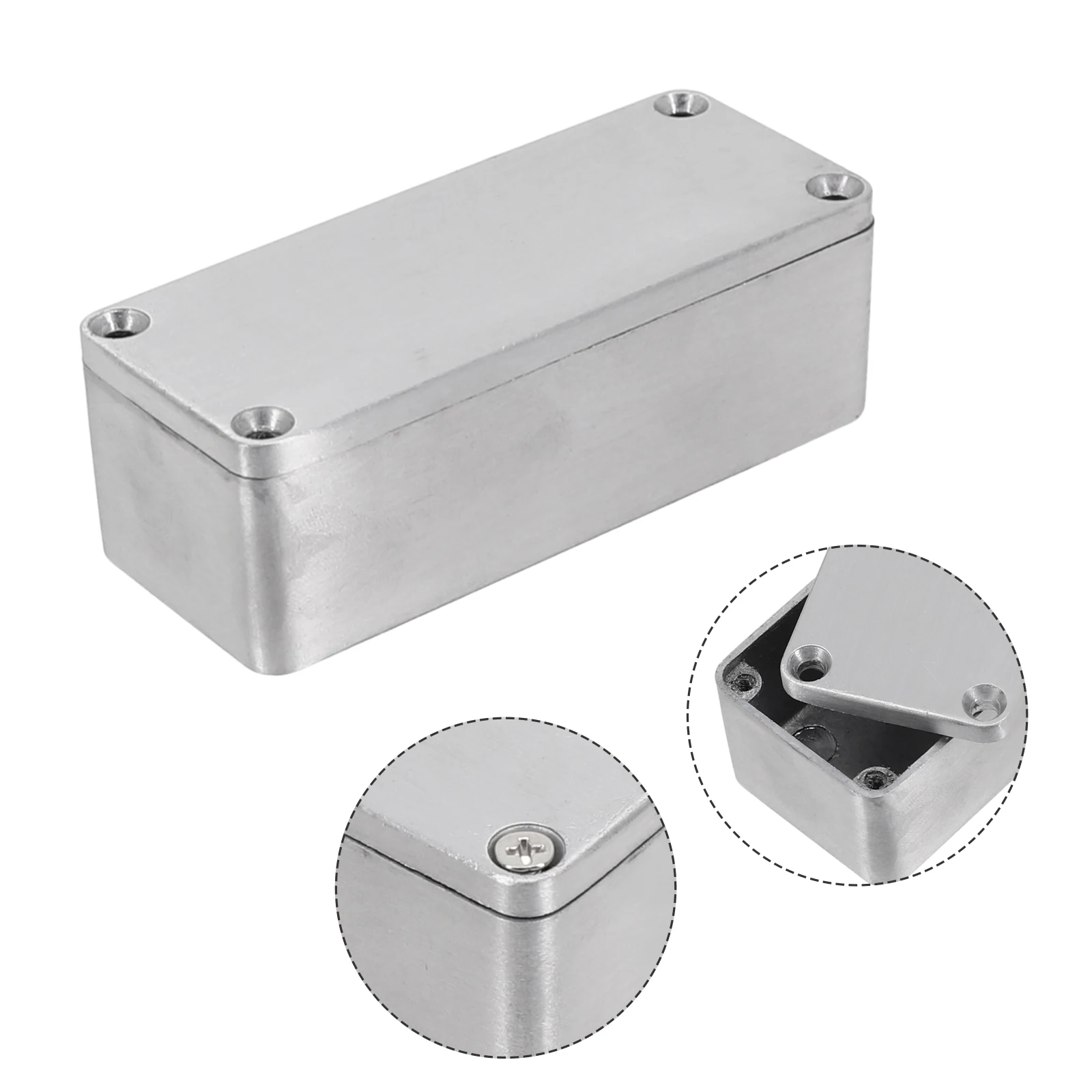 Die Cast Aluminum Electric Case Enclosure with Tight Fitting Lid and Bottom IP54 Protection for Project and Instrument Housing