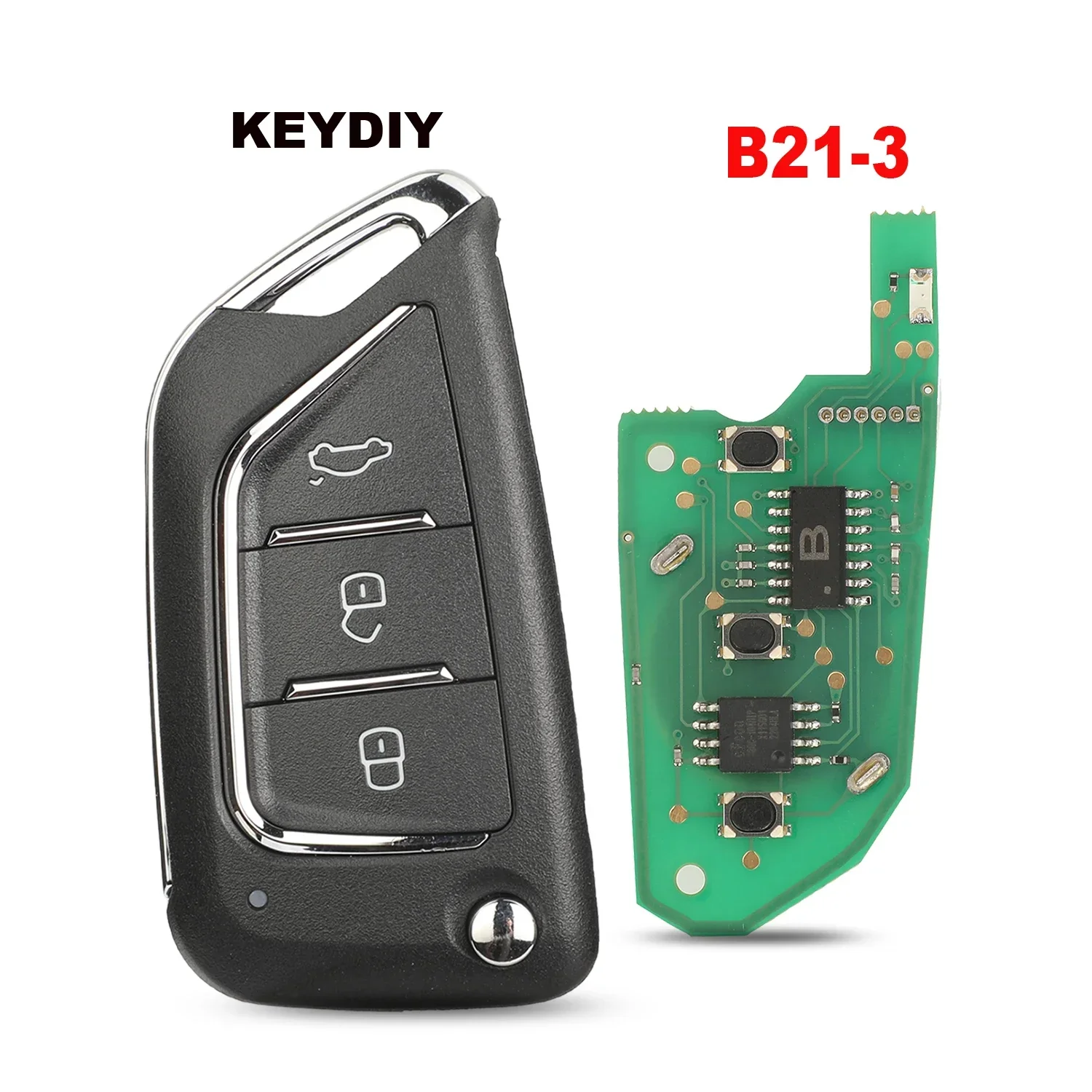 KEYDIY B21-3 B سلسلة 3 أزرار العالمي KD التحكم عن بعد السيارات مفتاح السيارة ل KD900 + URG200 أدوات مبرمج صغير