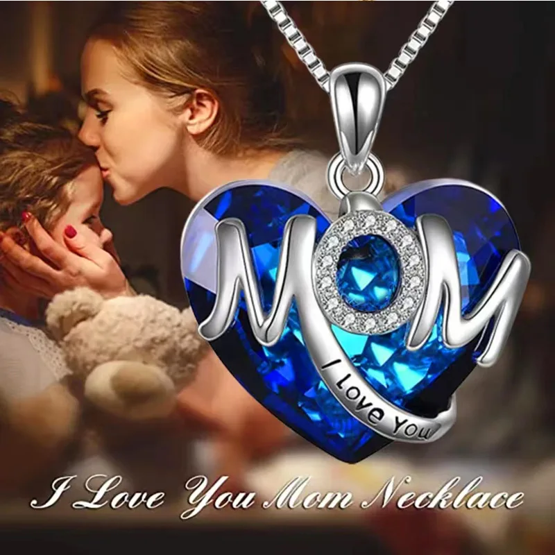 European and American Fashion Mother Necklace Female Minority Design Maternal Love Clavicle Chain Gift