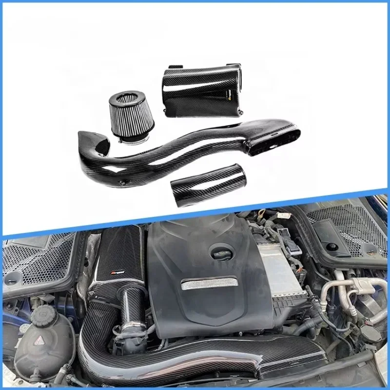 

Dry Carbon Fiber Engine Cold Air Intake System Kits for GLC Class C Class E Class W205 M274 2015-UP