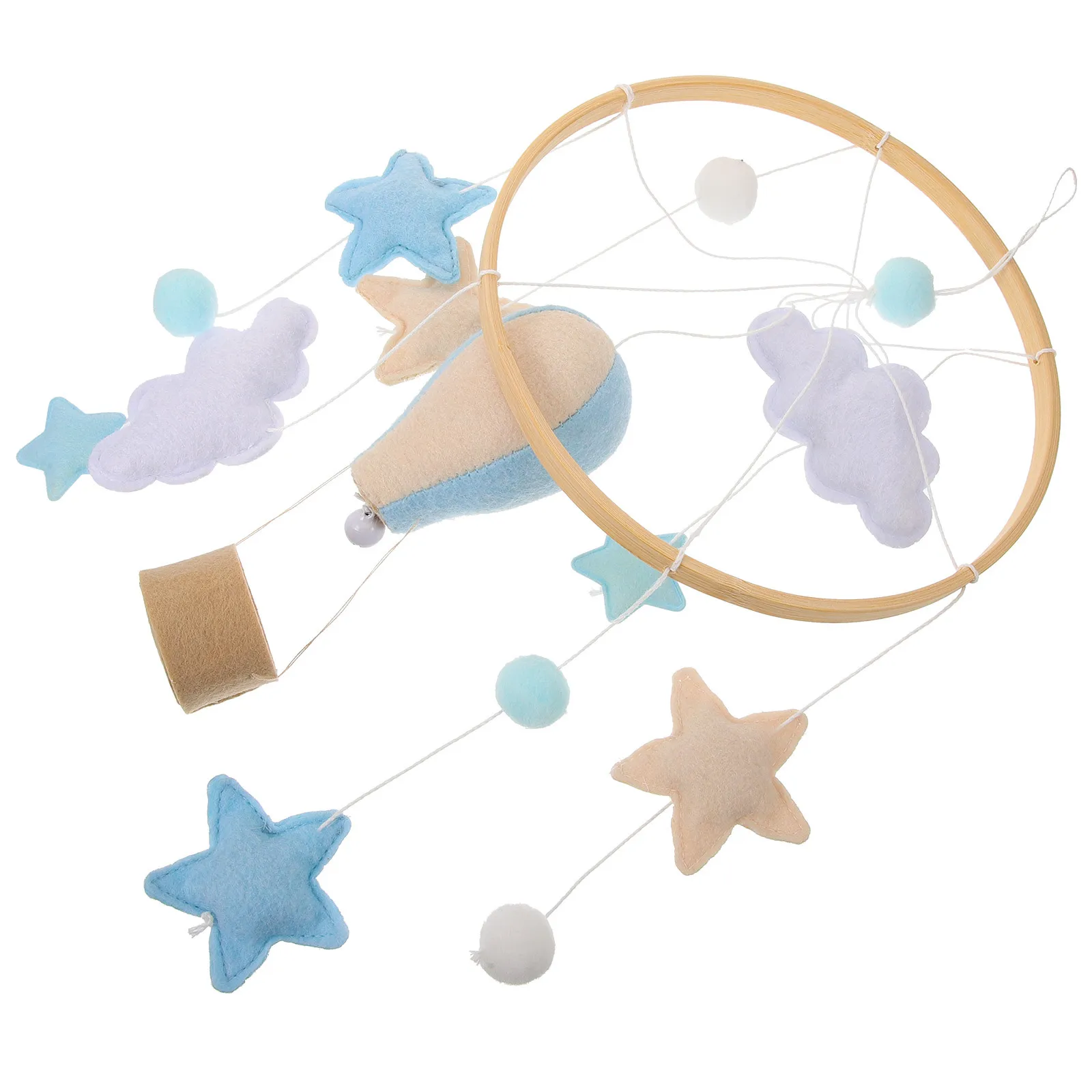 

Baby Crib Mobile Cloud Balloon Pendant Soft Materials Lasting Use Nursery Room Decor Kids Bedroom Crib Mobile Nursery Room Decor