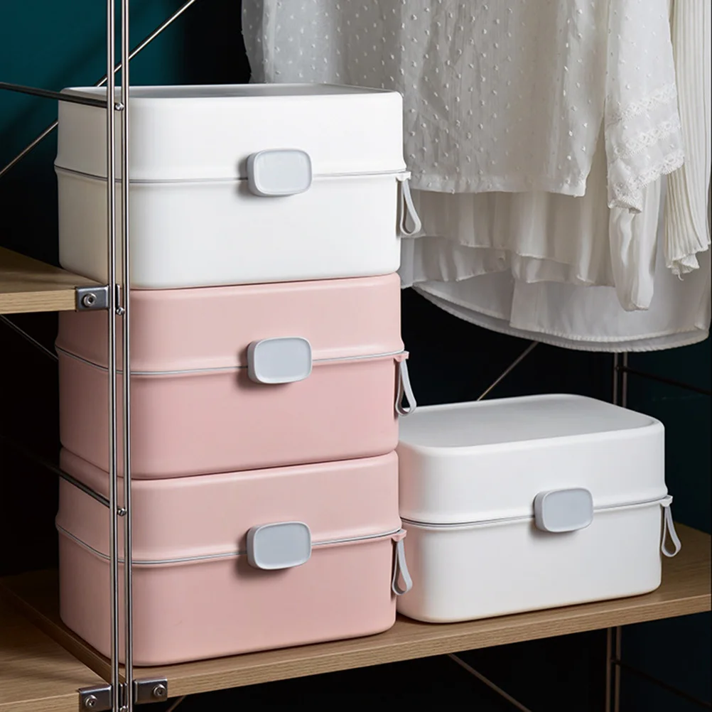 

Foldable Underwear ganizer Box PP Material Fade Resistant Travel Storage Bras Socks Ties Scarves Multi Grid Clothing
