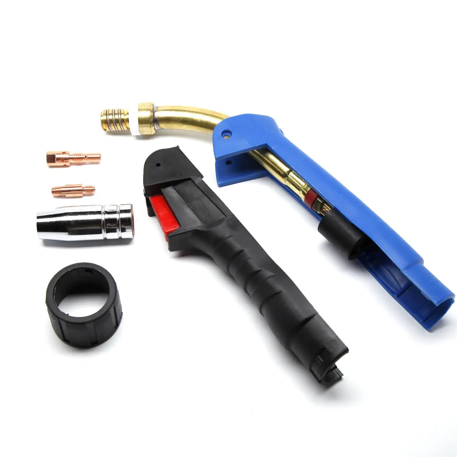 TB25 MB25 TB MB 25 25AK Mig Gun Welding Torch Brass Swan Goose Neck Handle Cover Nozzle Tip Trigger Welder Part