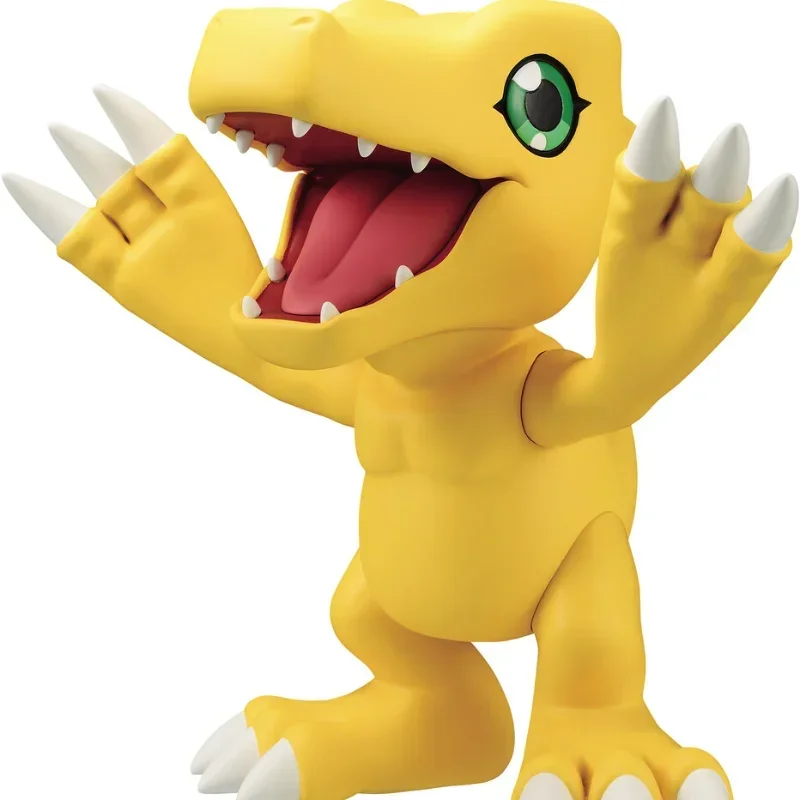 Bandai Original Digimon Adventure Anime Figure SOFVIMATES Agumon Action Figure Toys for Kids Gift Collectible Model Ornaments