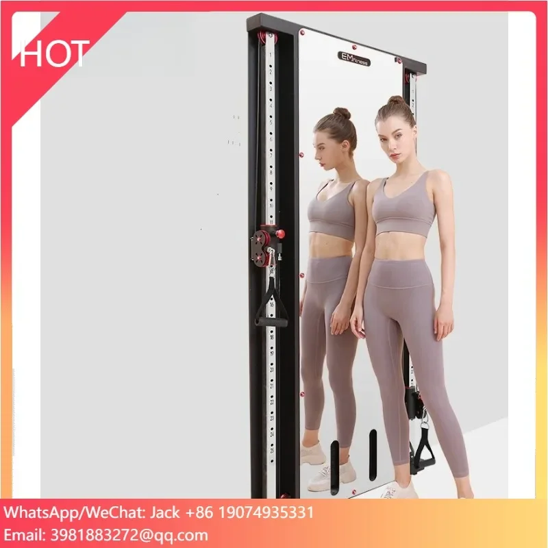 Home Use High Quality Multi Functional Wall Mounted Functional Trainer Mirror Cable Crossover Machine