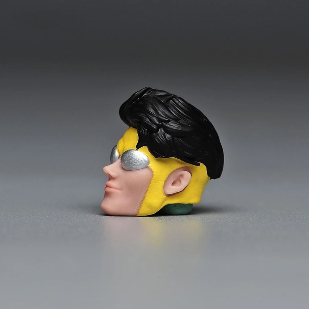 Dipinto 1/12 Invincibile Anime Boy Head Sculpt Hero Personaggi Intagliati Modello Per 6 "Maschio ML Action Figure Corpo Bambole Giocattoli