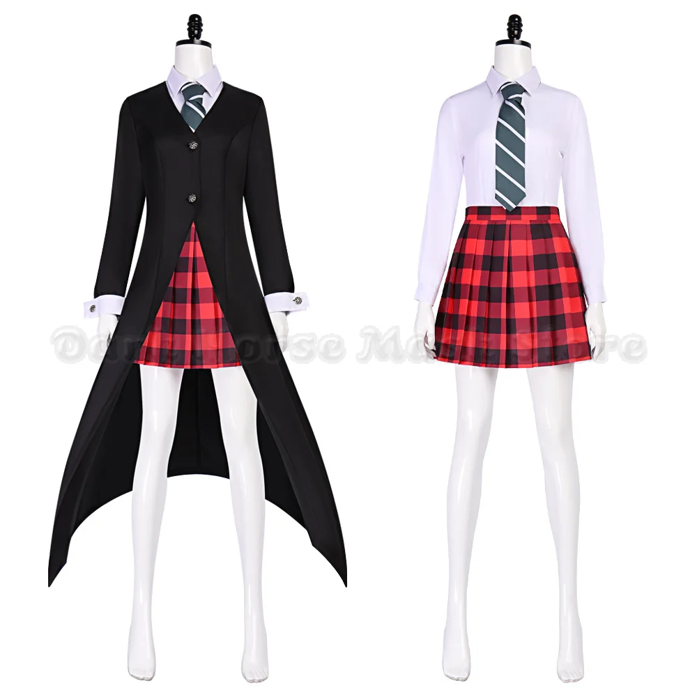 Costume de cosplay Maka Albarn de l'anime Soul Eater pour femme adulte, jupe, gants, uniforme, tenue de fête d'Halloween, jeu de rôle, Maka Cos