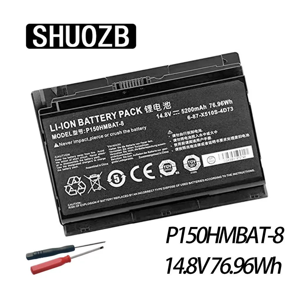 

P150HMBAT-8 6-87-X710S-4273 Laptop Battery For Clevo P150EM P150HM P150SM P151HM1 P151EM1 P170HM P170EM P170SM-A P151SM P170HMx